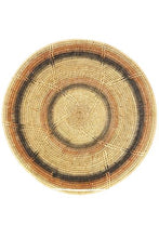 Load image into Gallery viewer, Makenge Root Wedding Baskets from Zambia - Peach & Black Rings