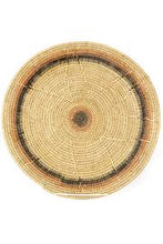 Load image into Gallery viewer, Makenge Root Wedding Baskets from Zambia - Peach & Black Rings
