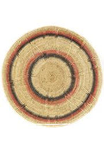 Load image into Gallery viewer, Makenge Root Wedding Baskets from Zambia - Peach & Black Rings