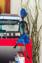 Load image into Gallery viewer, Literate Lady Burkina Bronze Sculpture