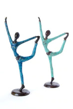 Load image into Gallery viewer, Burkina Bronze Yoga Tree Pose Sculpture