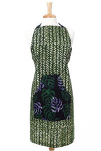Load image into Gallery viewer, Ghanaian Jungle Batik Print Apron with Front Pocket