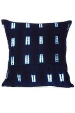 Load image into Gallery viewer, Malian Decorative Indigo Pillow