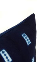 Load image into Gallery viewer, Malian Decorative Indigo Pillow
