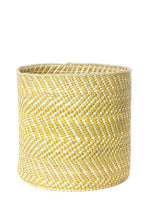 Load image into Gallery viewer, Yellow & Natural Maila Milulu Reed Baskets