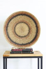 Load image into Gallery viewer, Makenge Root Wedding Baskets from Zambia - Peach &amp; Black Rings
