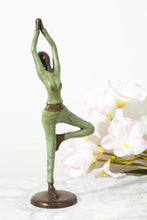 Load image into Gallery viewer, Burkina Bronze Yoga Dancer Pose Sculpture
