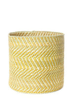 Load image into Gallery viewer, Yellow &amp; Natural Maila Milulu Reed Baskets
