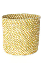 Load image into Gallery viewer, Yellow &amp; Natural Maila Milulu Reed Baskets
